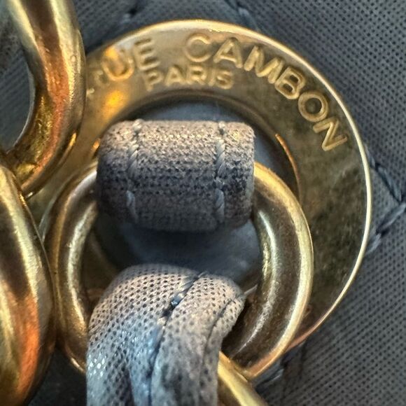 Chanel Quilted Shoulder Bag with Champagne Gold Accents - Picture 9 of 17